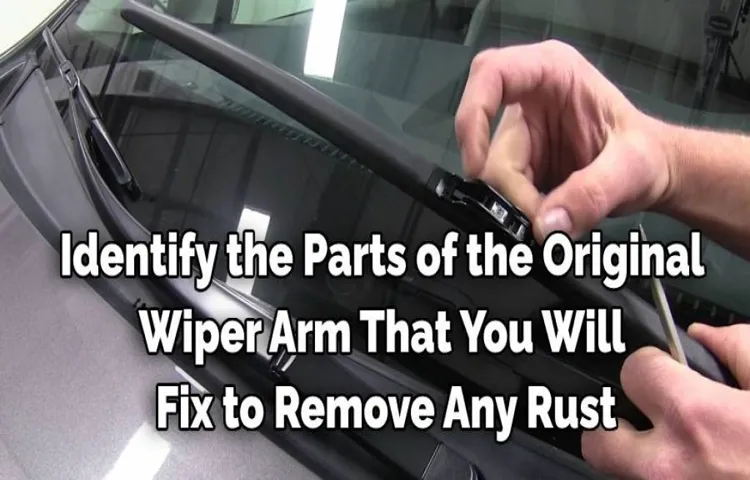 how to repair a stripped bushing of windshield wiper arm