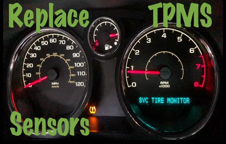 how to reset service tire monitor system gmc acadia