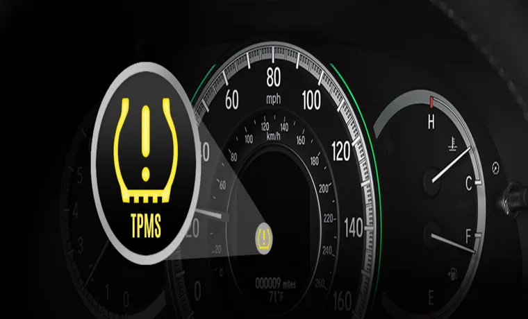 how to reset tire pressure light honda accord