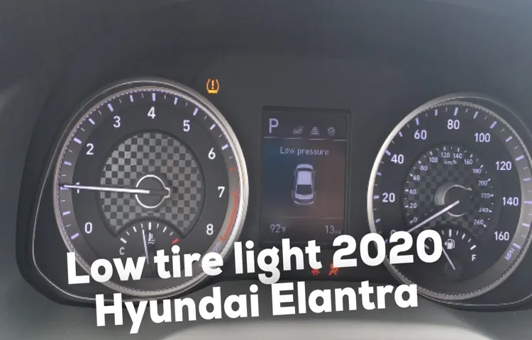 how to reset tire pressure light hyundai elantra