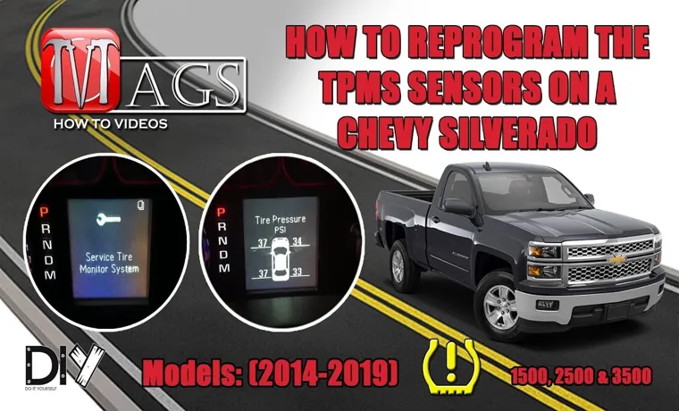 how to reset tire pressure sensor on 2008 chevy silverado