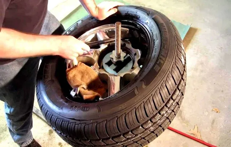 how to seal a tire to the rim