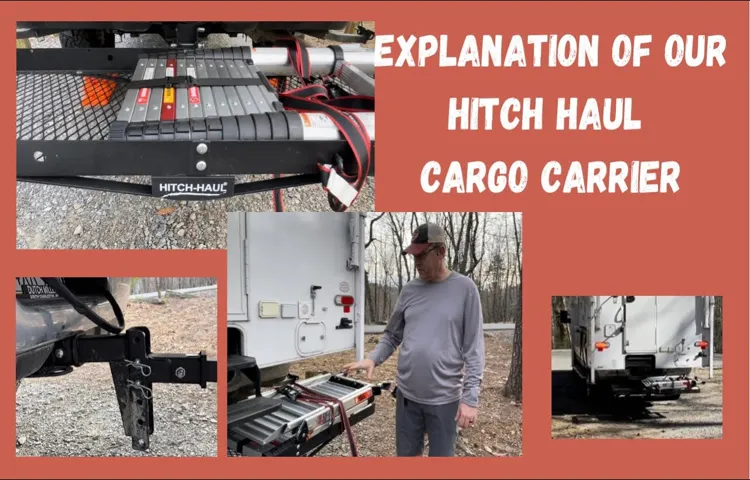 how to secure hitch cargo carrie