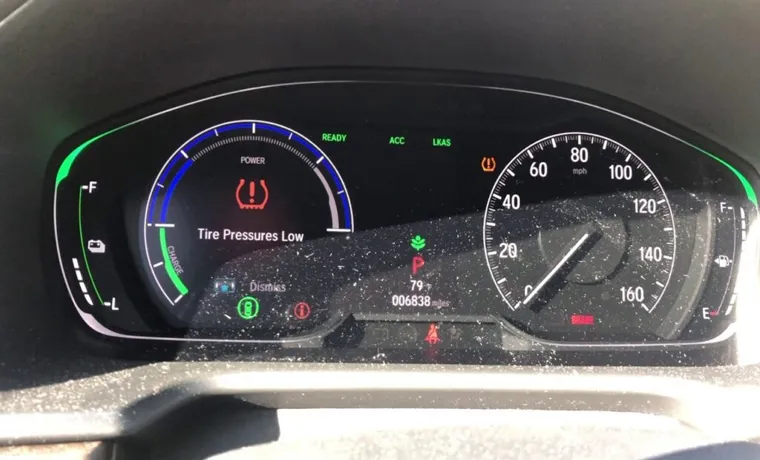 how to see tire pressure on honda accord