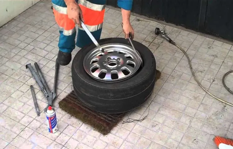 how to take rim off tire