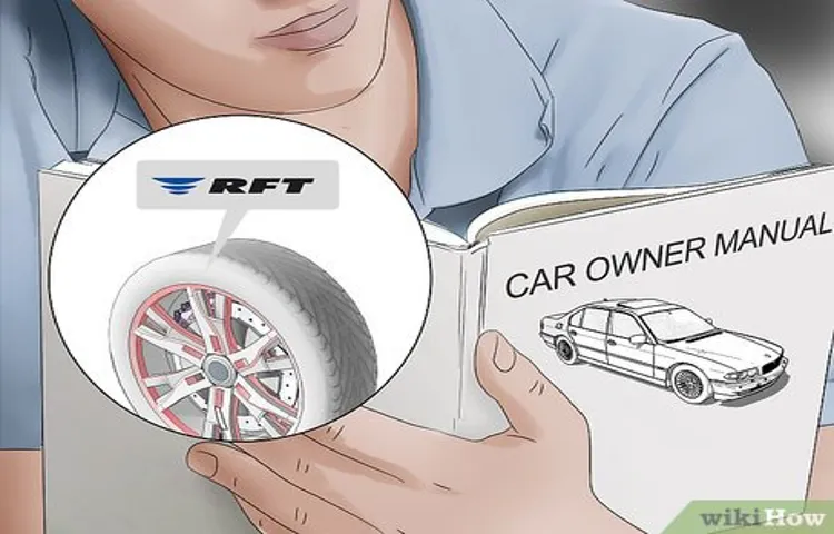 how to tell if a tire is run flat