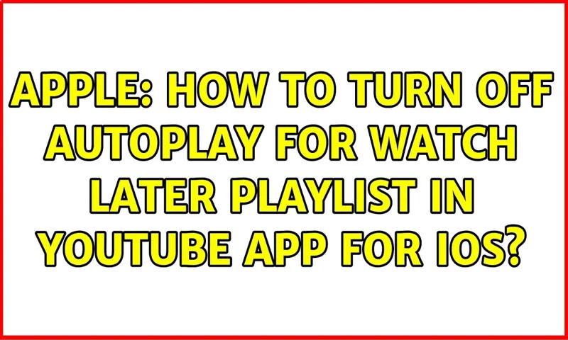 how to turn off apple play