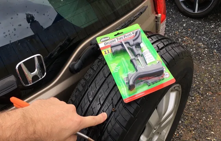 how to use slime tire plug kit