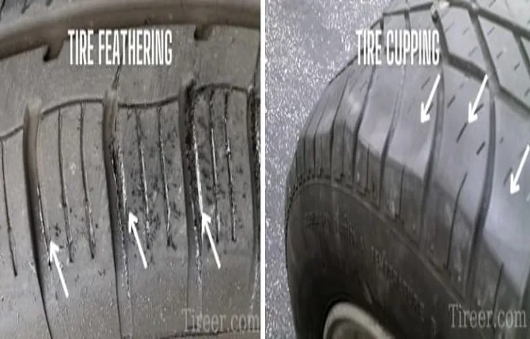 what causes tire feathering