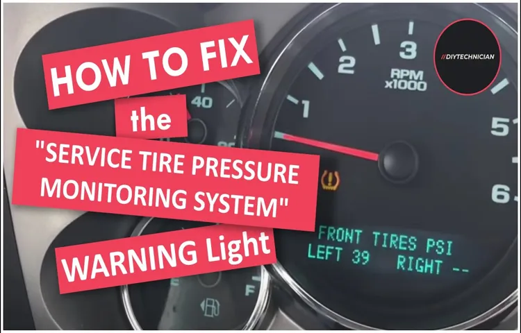 what do service tire monitor system mean