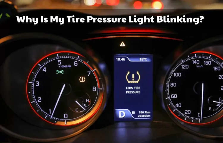 what does it mean when your tire pressure light is flashing