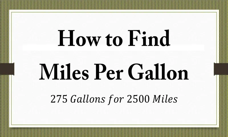 what does miles per gallon mean