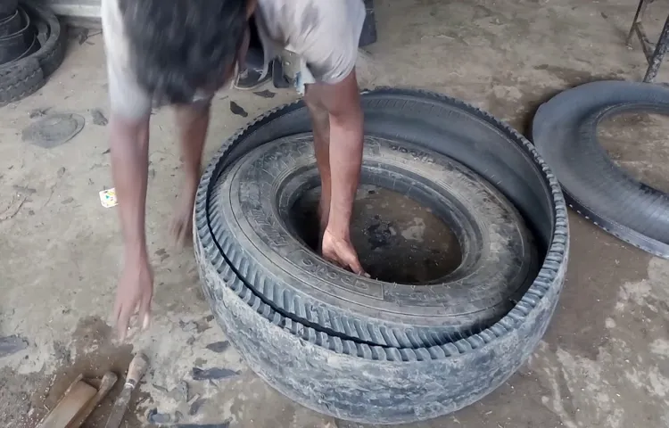 what is the best way to cut a tire