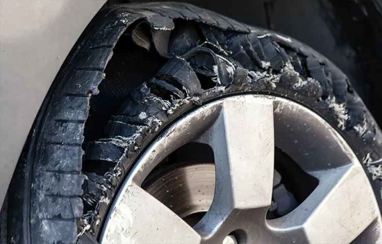 what kind of damage can a tire blowout cause