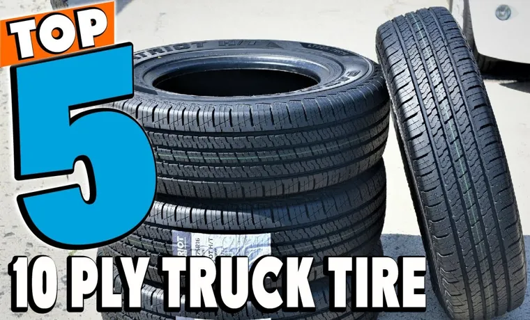 what ply tire for 3-4 ton truck