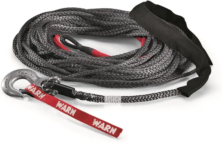 what size synthetic winch rope for atv