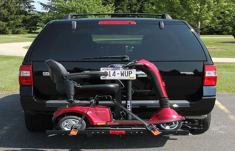 what size trailer hitch for wheelchair carrier