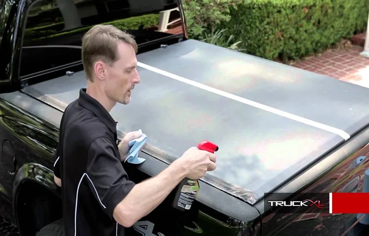 what to use to clean a tonneau cover