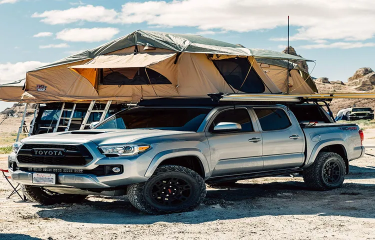 what truck bed caps can support a roof top tent