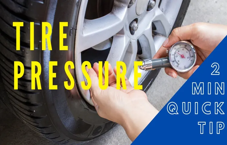 where on a tire should a technician test its pressure?