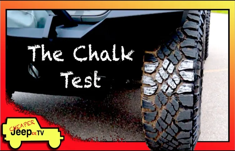 Why is There Chalk on My Tires? Discover the Surprising Reasons Behind It