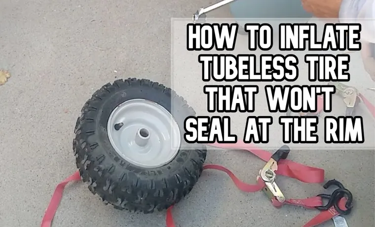 why wont my tire inflate