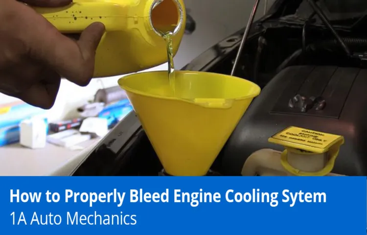 how to bleed air from coolant system