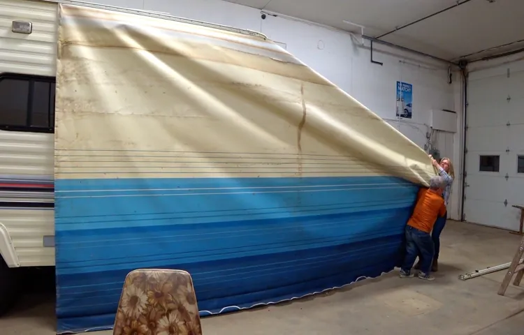 how to change awning fabric on rv