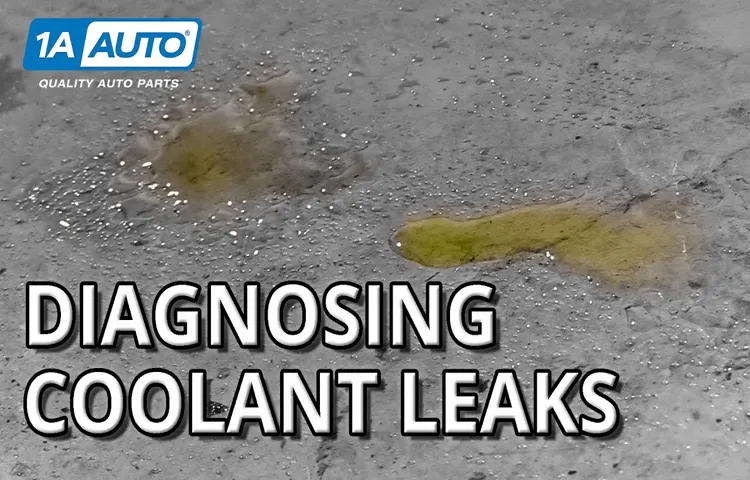 how to check coolant leak