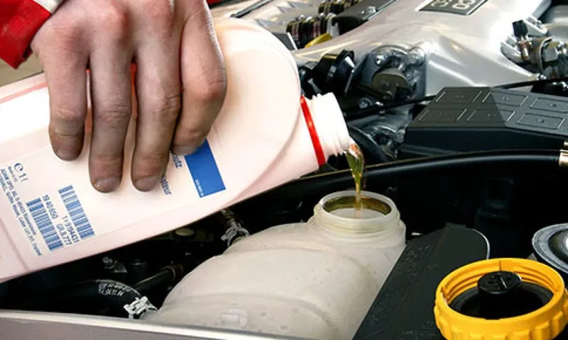 how to check for coolant in oil