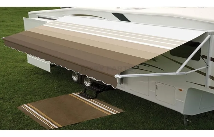 how to close a manual rv awning