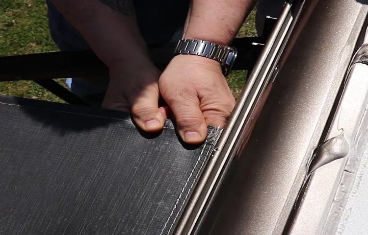 how to fix rv awning arm