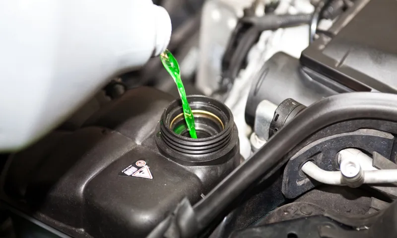 how to flush coolant from engine