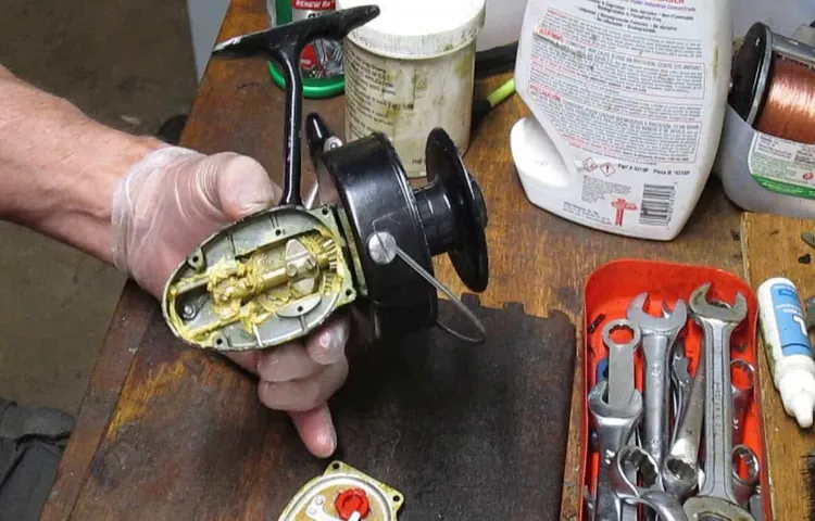 how to grease bearing on fishing reel