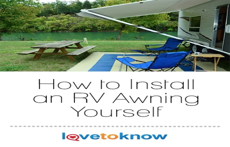 how to install a rv awning