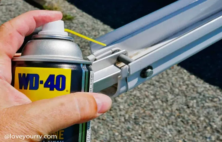 how to lubricate rv awning