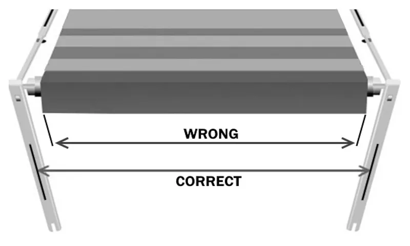 how to measure a rv awning