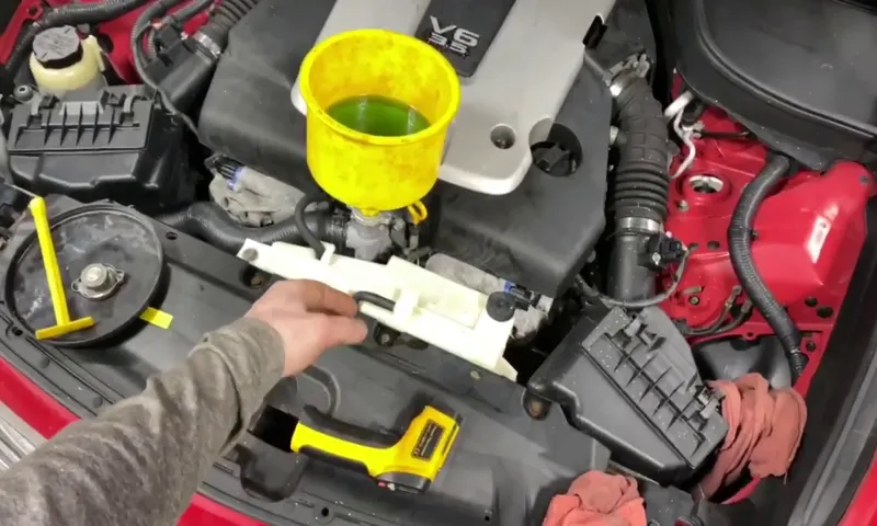 how to remove air from coolant system