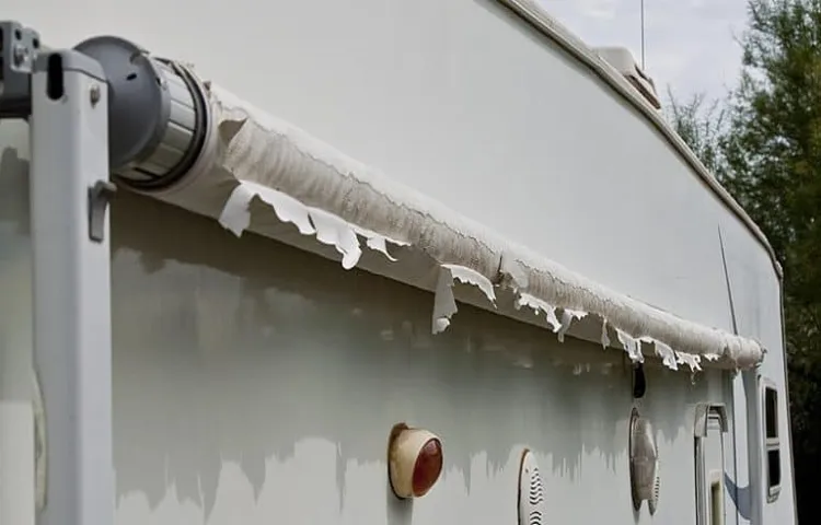 how to repair broken a&e rv awning