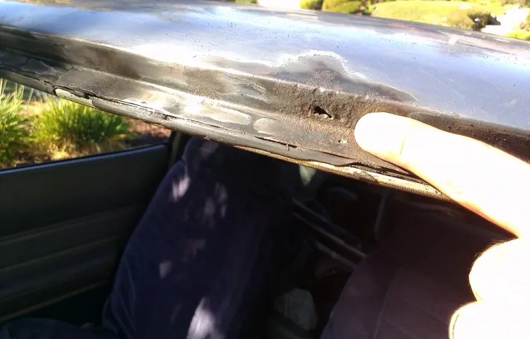 how to repair rust on windshield frame on 1987 toyota pickup