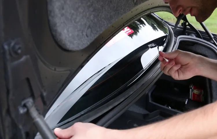 how to repair windshield trim