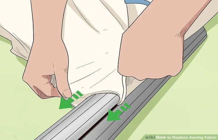 how to replace an awning fabric