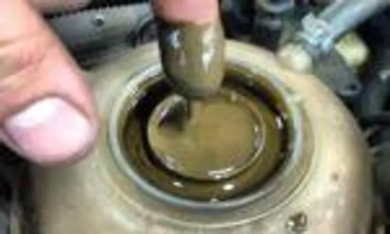 how to tell if coolant is in oil