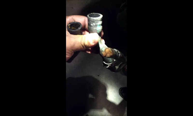 how to unclog coolant hose