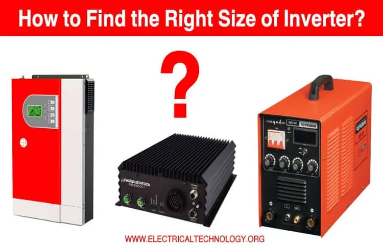 what size inverter to charge power tools