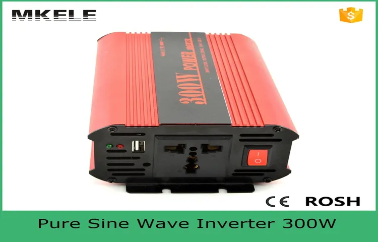 what size power inverter for 300w photo flash