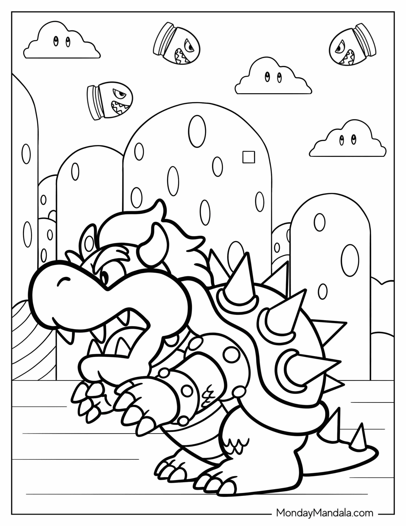 Baby Bowser With Spikey Shell