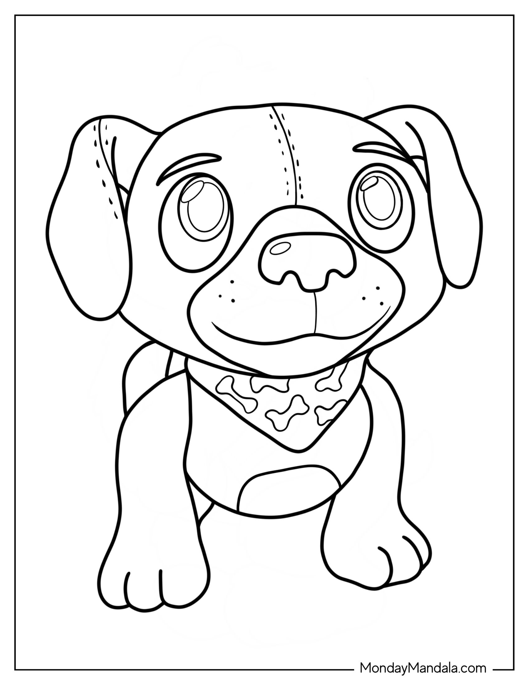 Doc McStuffins Coloring Page Of Cute Findo Outline For Kids