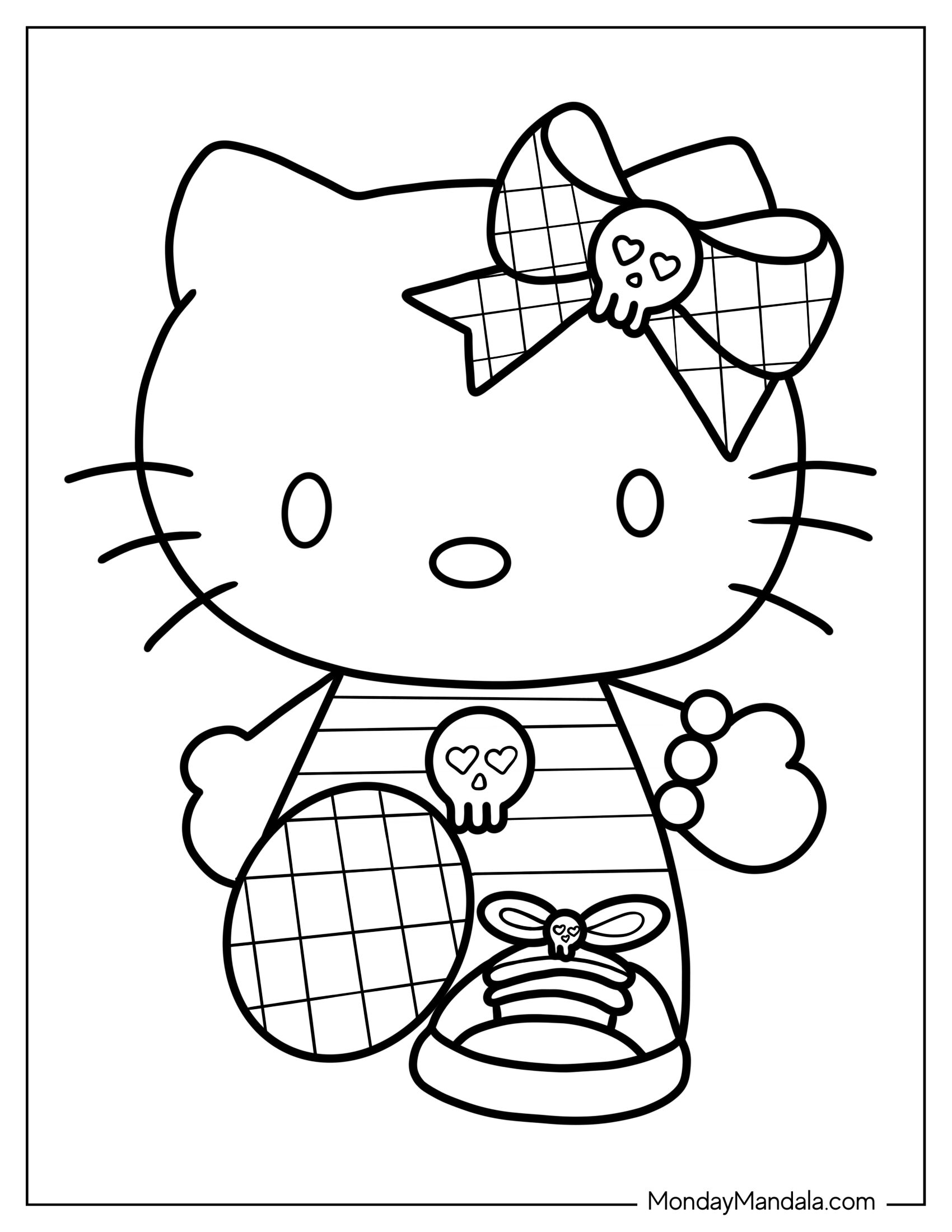 Goth Punk Hello Kitty