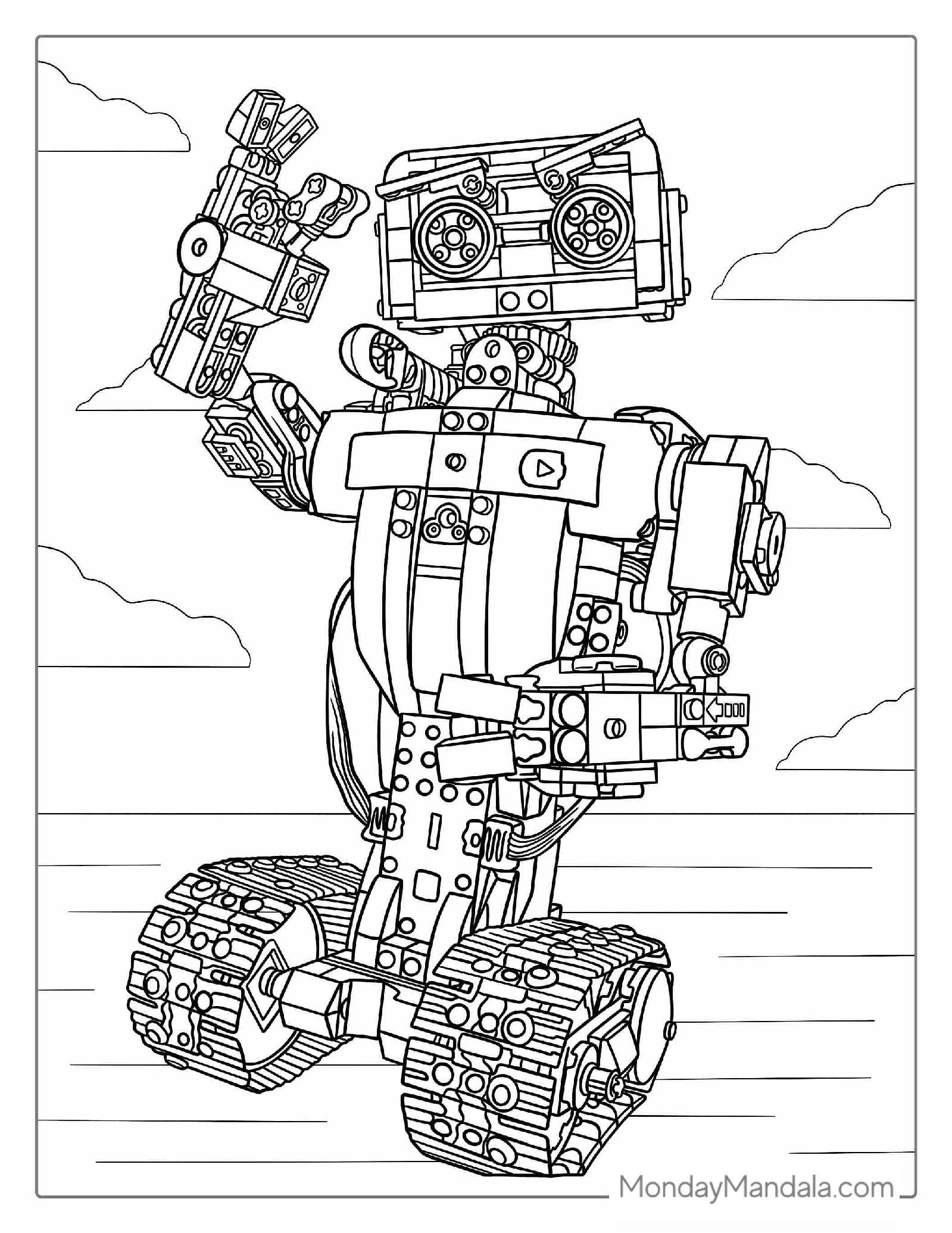 Lego Robot To Color